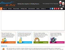 Tablet Screenshot of blowouttheparty.com